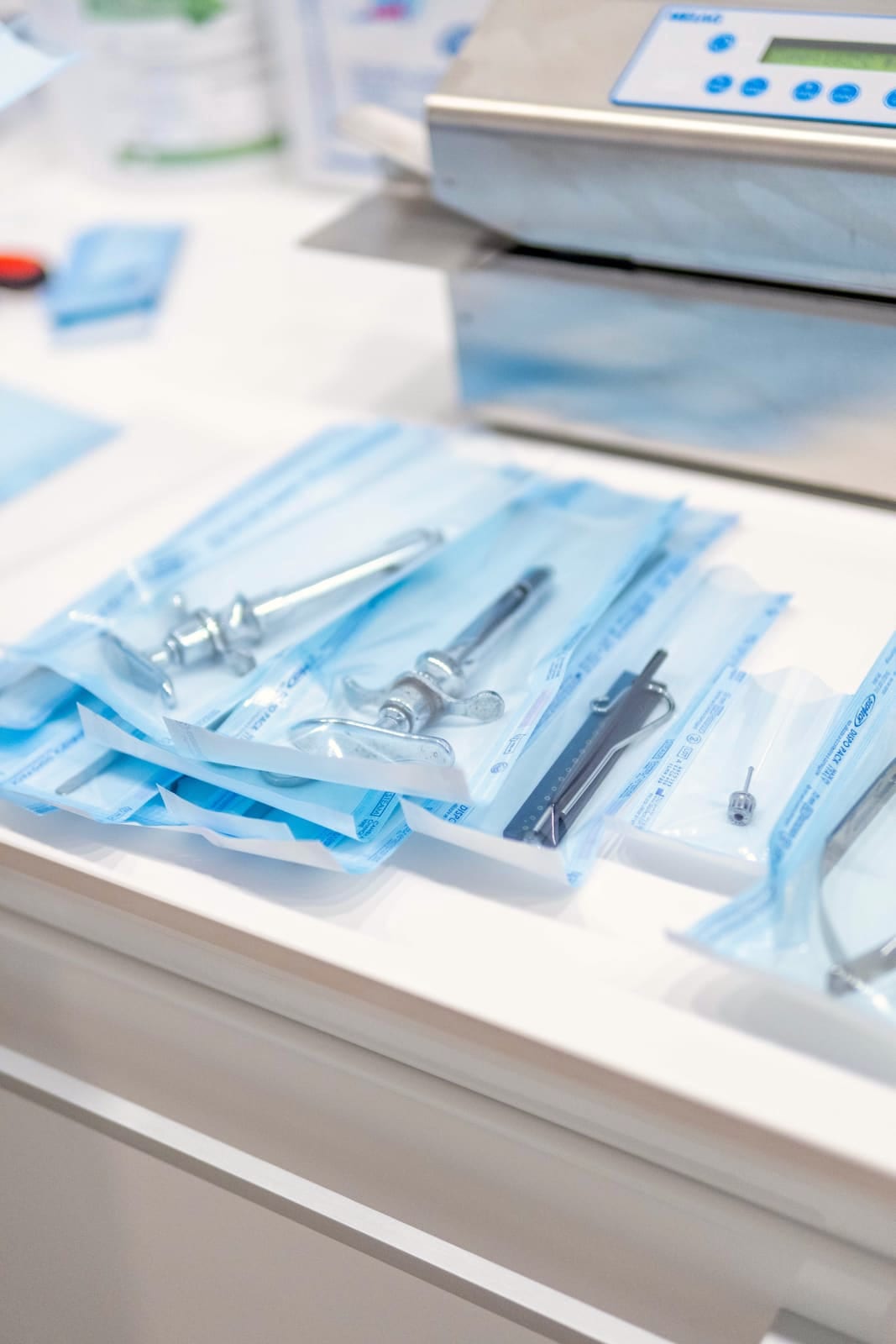 Cadena de esterilización de la clínica