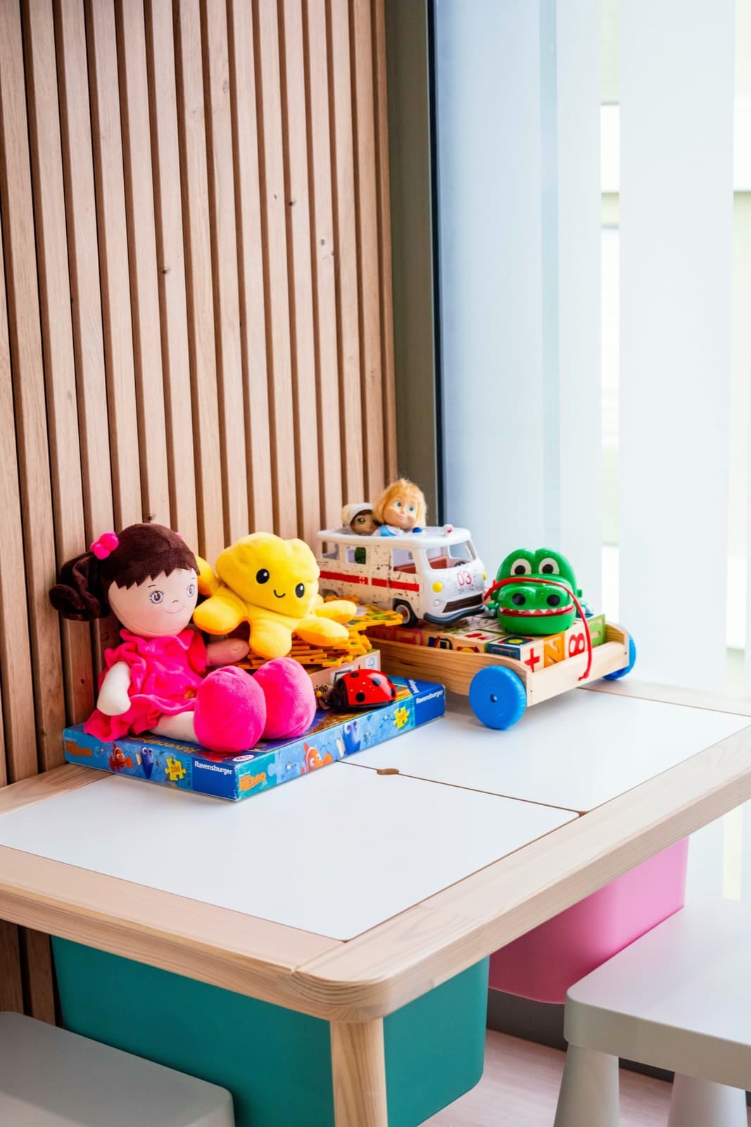 Zona infantil en Cabinet Dentaire Côté Gare
